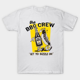 The BBQ Crew - Tomato sauce and hot dog T-Shirt